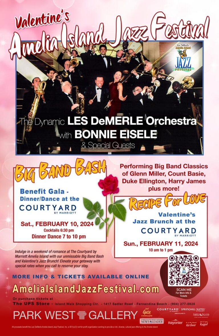 2024 Valentine's Big Band Bash Poster